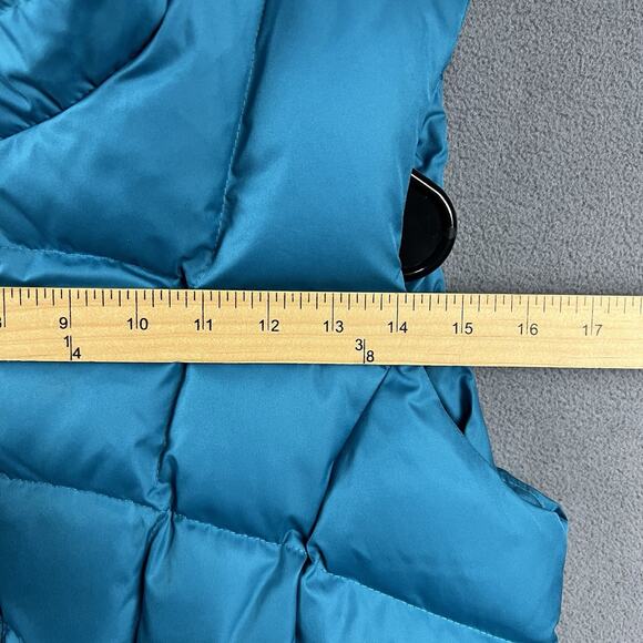 Eddie Bauer Vest Womens Large Blue 650 Down Puffer Full Zip Quilted Outdoor - Picture 7 of 9
